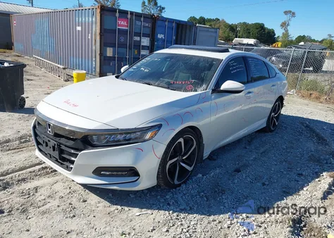 2018 Honda Accord Sport 2.0T from USA, damaged, VIN 1HGCV2F3XJA046055
